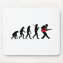 Guitar player evolution mousemat