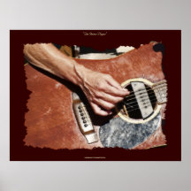 GUITAR PLAYER Music Lover Art Poster