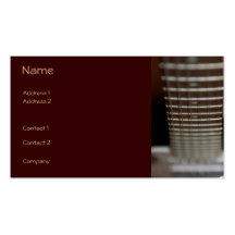 Guitar Profile Card Business Cards