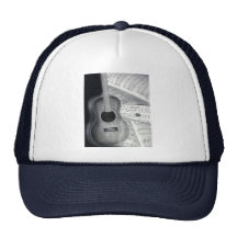 Guitar & Sheet Music Hat