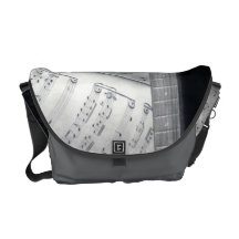Guitar & Sheet Music Messenger Bag