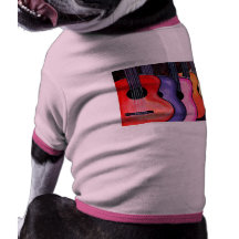 Guitar Shirt for Dogs Dog Tee