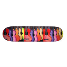 Guitar skateboard
