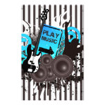 Guitar & Speakers Time To Party Personalized Stationery