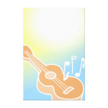 Guitar Stretched Canvas Prints