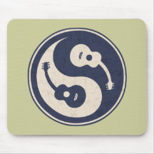 Guitar Yang -blue Mouse Mat