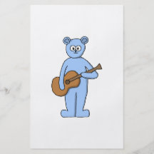 Guitarist Bear. Flyers