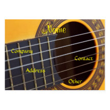 Guitarist Business Card