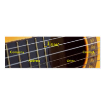 Guitarist Business Card Template