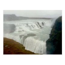 Gullfoss Waterfall, Iceland Post Card