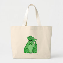 Gumby the Green Tote Canvas Bags