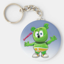 Gummibär Keychain On Blue