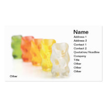 Gummy bears business cards