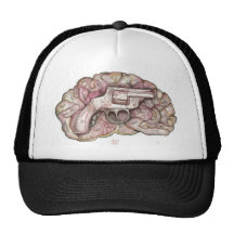 Gun Brain Hat