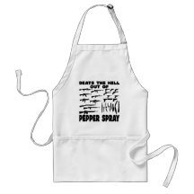 Guns They Beat The Hell Out Of Pepper Spray Apron