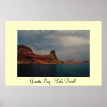 Gunsite Bay Lake Powell Utah Poster