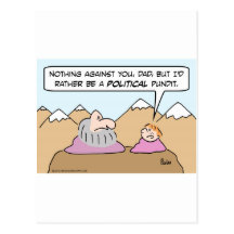 Guru's son wants to be POLITICAL pundit. Postcard
