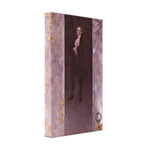 Gustav Klimt - Actor Josef Lewinsky as Carlos Stretched Canvas Prints