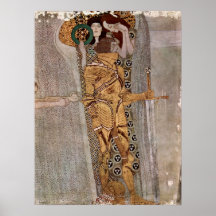 Gustav Klimt Beethovenfries Poster
