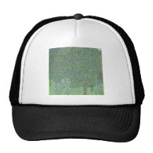 Gustav Klimt - Rosebushes under the Trees Trucker Hat