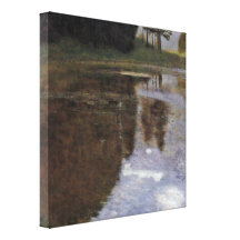 Gustav Klimt - Stiller pond in the park Gallery Wrapped Canvas