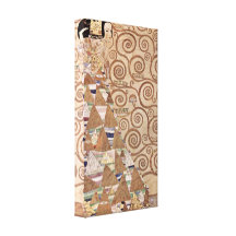 Gustav Klimt - The expectation Gallery Wrap Canvas