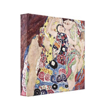 Gustav Klimt - The Virgins Stretched Canvas Print