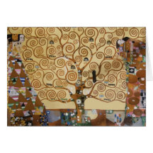 Gustav Klimt Tree Of Life Greeting Card