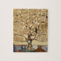 Gustav Klimt Tree Of Life Jigsaw Puzzles
