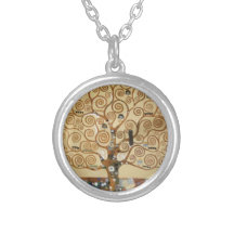 Gustav Klimt Tree Of Life Necklace