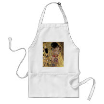 Gustav Klimt's The Kiss Detail (circa 1908) Apron