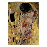 Gustav Klimt's The Kiss Detail (circa 1908) Cards