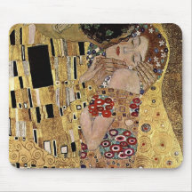 Gustav Klimt's The Kiss Detail (circa 1908) Mousepad