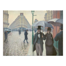 Gustave Caillebotte - Paris Street; Rainy Day Photo Art