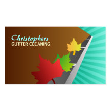 Gutter Cleaner Business Cards