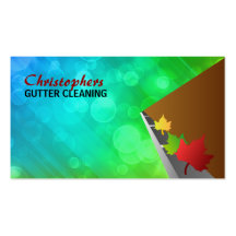 Gutter Cleaning Business Cards