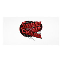 guys girls Punk Rock Music Personalized Photo Card