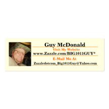 Guy's - Zazzle.com/Big1011Guy* Business Card