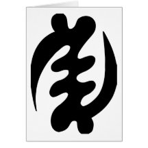 Gye Nyame Greeting Cards