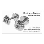 Gym Personal Fitness Trainer  Business Cards