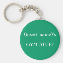 GYM STUFF identification - keychain