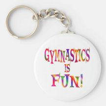 Gymnastics is Fun Key Chain