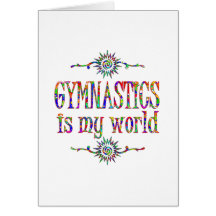 Gymnastics is My World Cards