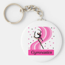 Gymnastics Leap Keychain