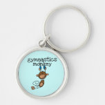 Gymnastics Monkey Tshirts and Gifts Key Chain
