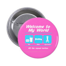 Gymnastics My World Buttons