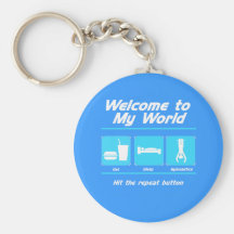 Gymnastics My World Key Chains