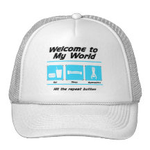 Gymnastics My World Trucker Hat