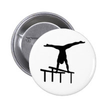 Gymnastics Pinback Button