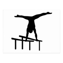 Gymnastics Postcard
